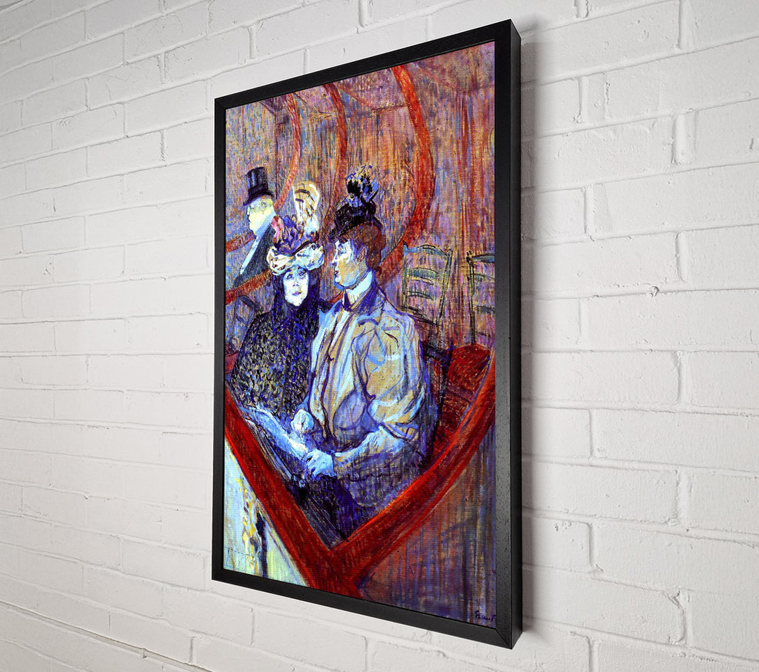  A Canvas Print of Toulouse Lautrec The Loge Canvas Art