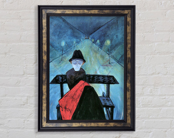 Walter Gramatte The Man In The Carriage 2 Framed Print