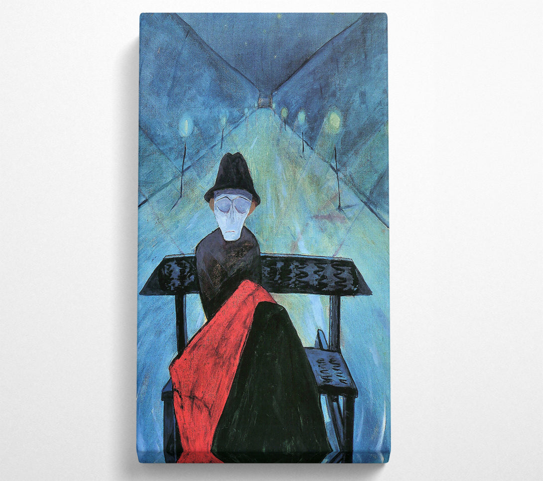  A Canvas Print of Walter Gramatte The Man In The Carriage 2 Canvas Art