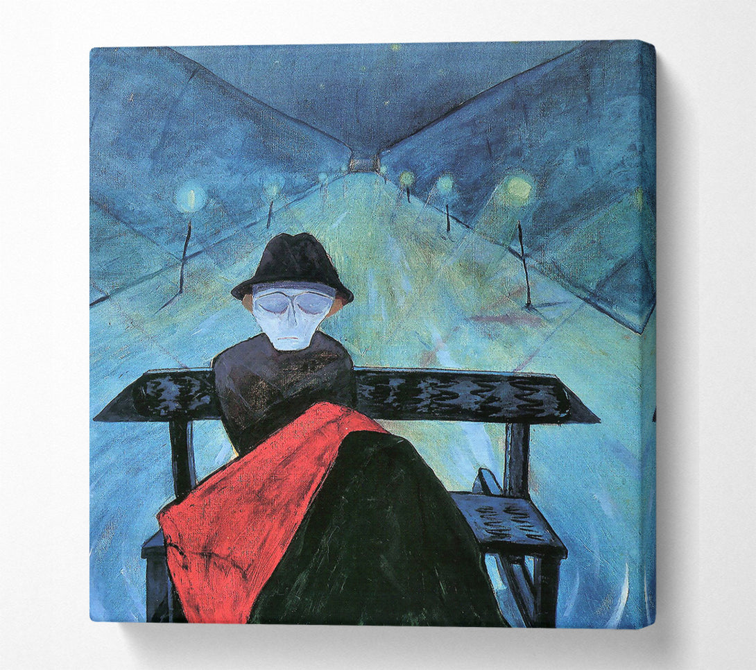  A Canvas Print of Walter Gramatte The Man In The Carriage 2 Canvas Art