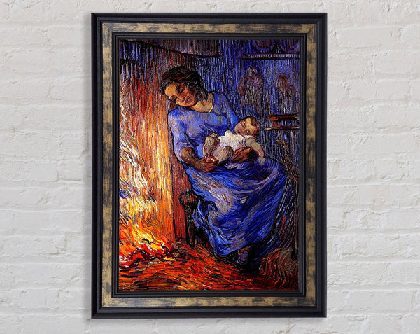 Van Gogh The Man Is At Sea After Demont-Breton Framed Print