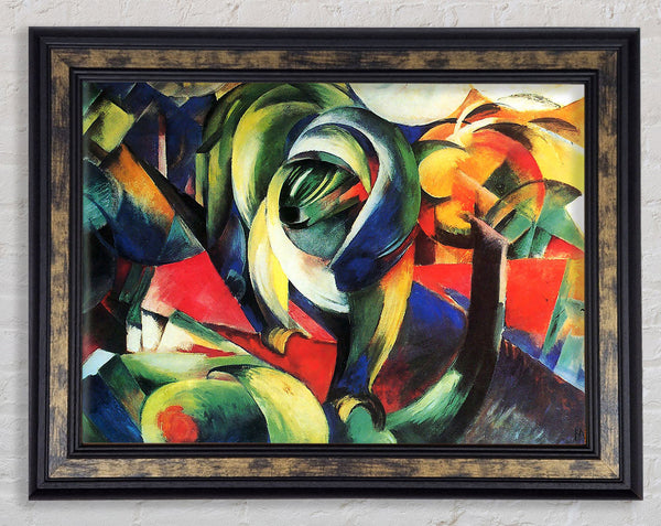 Franz Marc The Mandrill Framed Print