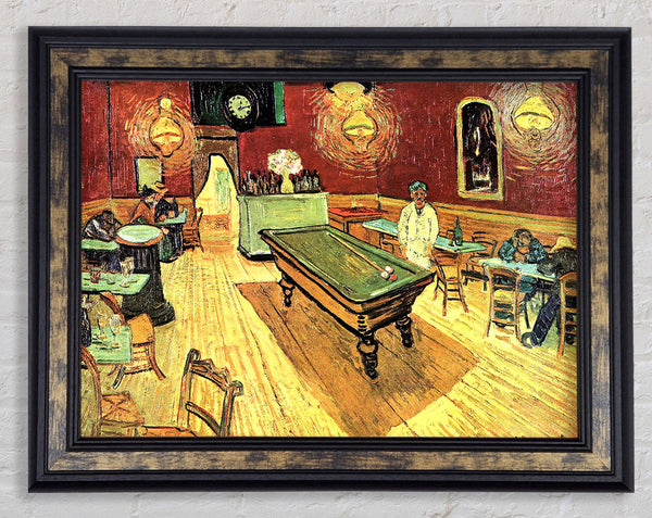 Van Gogh The Night Cafe On Place Lamartine In Arles Framed Print