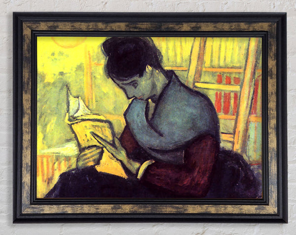 Van Gogh The Novel Reader Framed Print