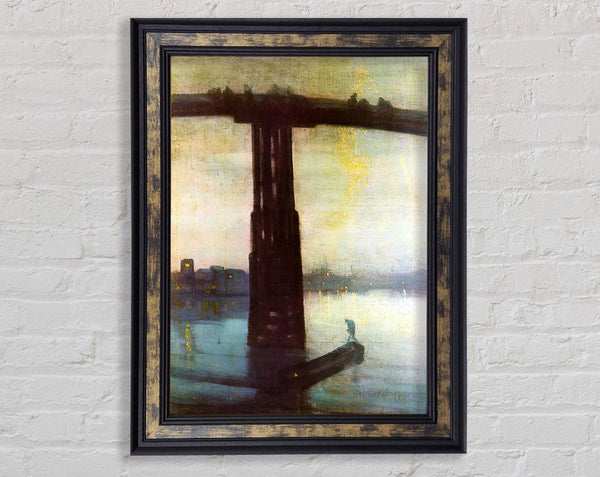 Whistler The Old Battersea Bridge Framed Print
