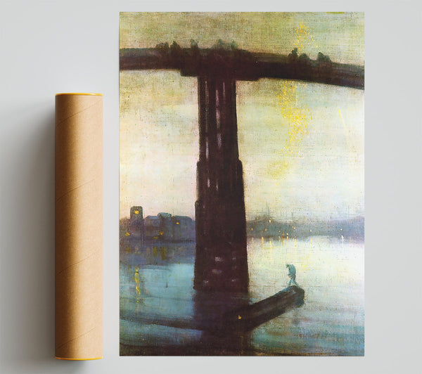 Whistler The Old Battersea Bridge Poster