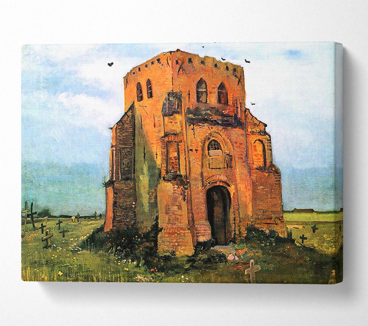 Van Gogh The Old Cemetery In Nuenen Canvas Wall Art