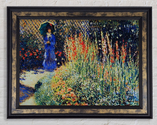 Van Gogh The Peasant Wifes Garden Framed Print