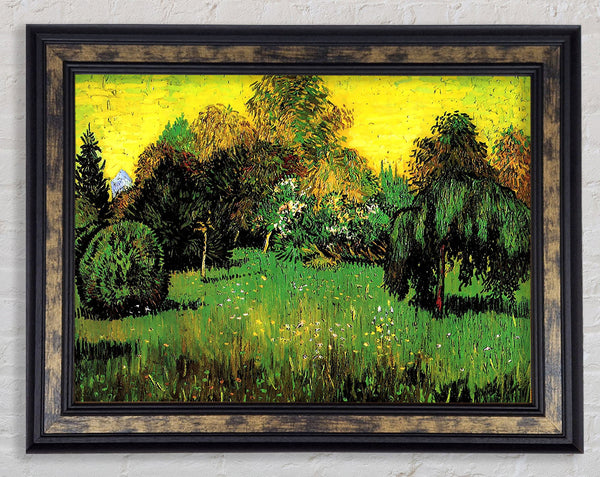 Van Gogh The Poets Garden Framed Print