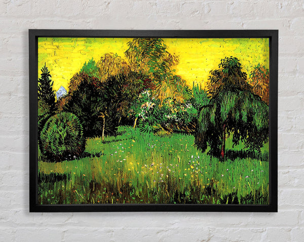 Van Gogh The Poets Garden Framed Print
