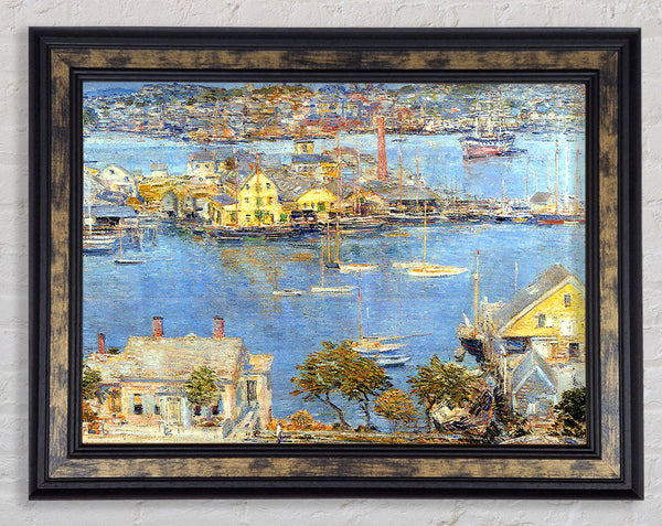 Hassam The Port Of Gloucester 1 Framed Print