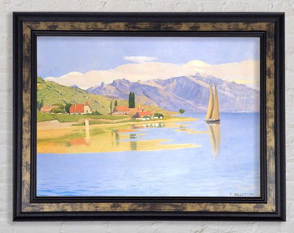 Felix Vallotton The Port Of Pully Framed Print
