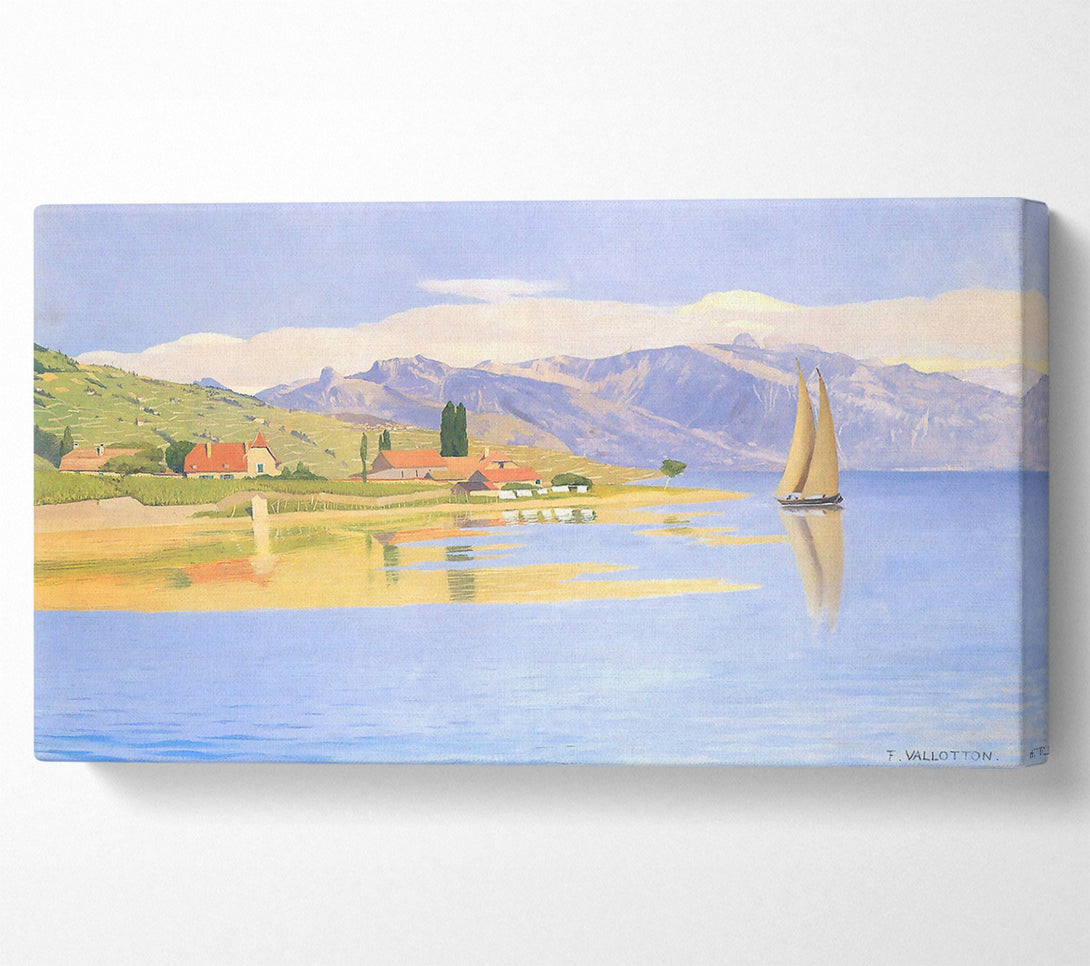  A Canvas Print of Felix Vallotton The Port Of Pully Canvas Wall Art