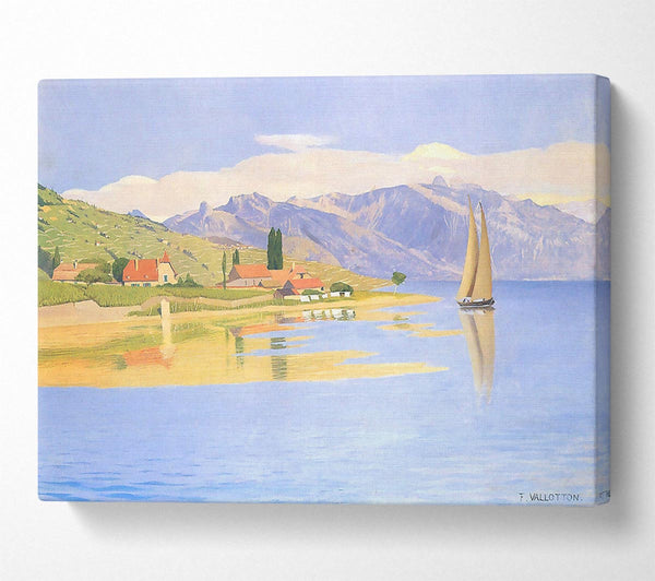  A Canvas Print of Felix Vallotton The Port Of Pully Canvas Wall Art