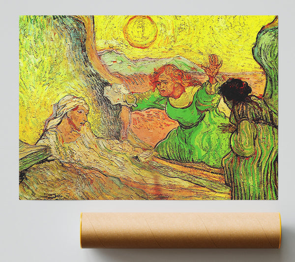 Van Gogh The Raising Of Lazarus After Rembrandt Poster
