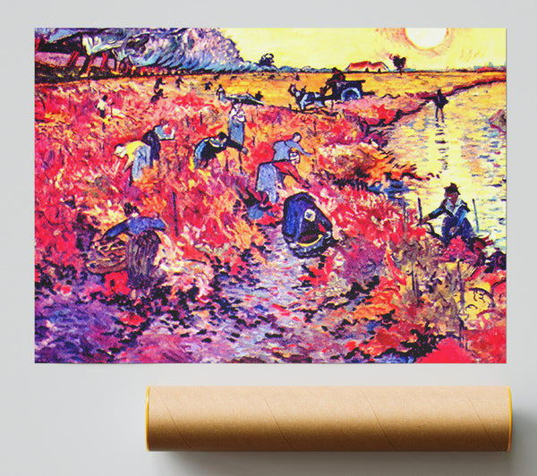Van Gogh The Red Vines Print