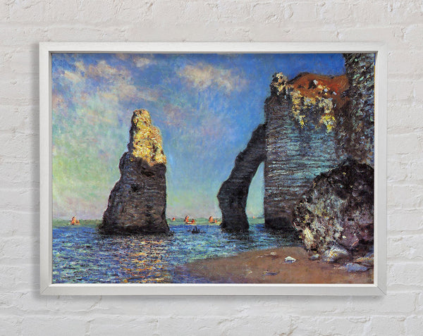 Monet Die Felsklippen von Etretat