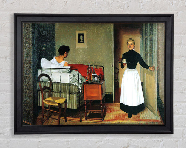 Felix Vallotton The Sick Framed Print