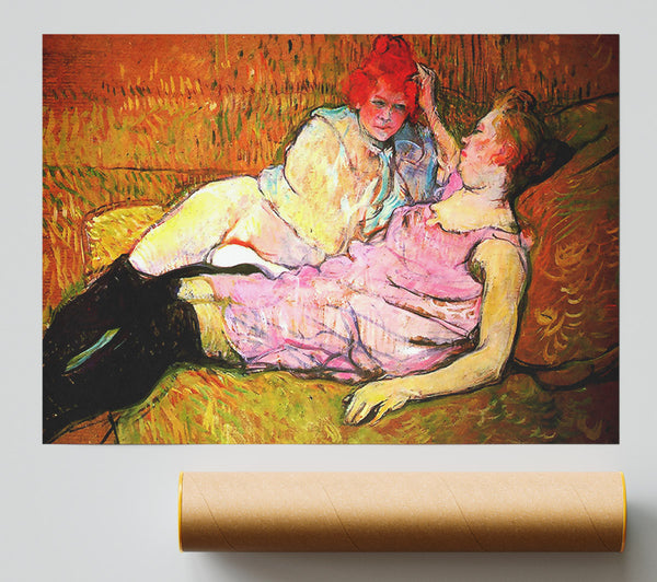 Toulouse Lautrec The Sofa Poster