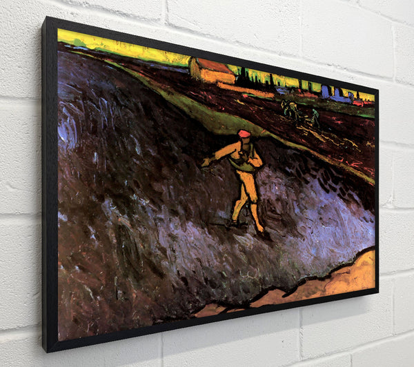 Van Gogh The Sower With The Outskirts Of Arles In The Background