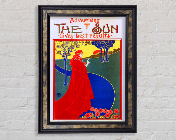 The Sun Framed Print