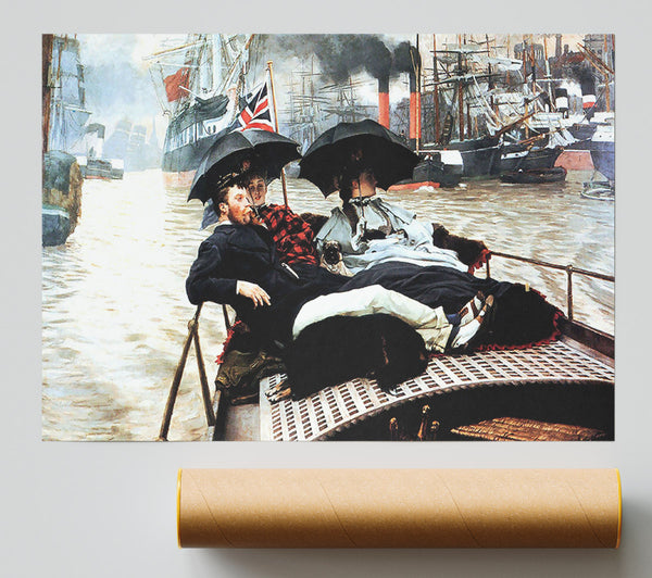Tissot The Thames Poster