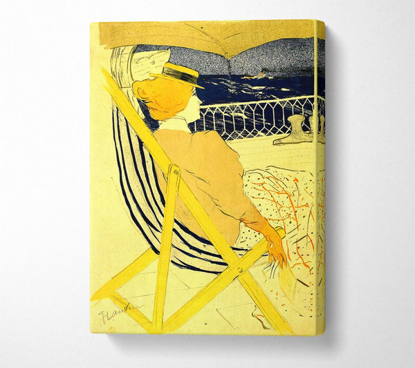  A Canvas Print of Toulouse Lautrec The Traveller 2 Canvas Print