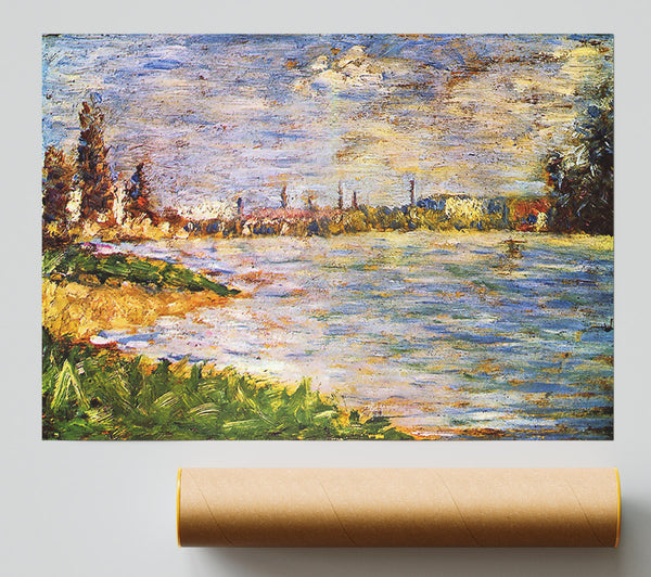 Seurat The Two Banks Poster
