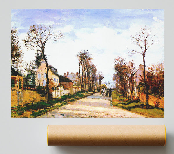 The Versailles Road 2 By Pissarro Poster