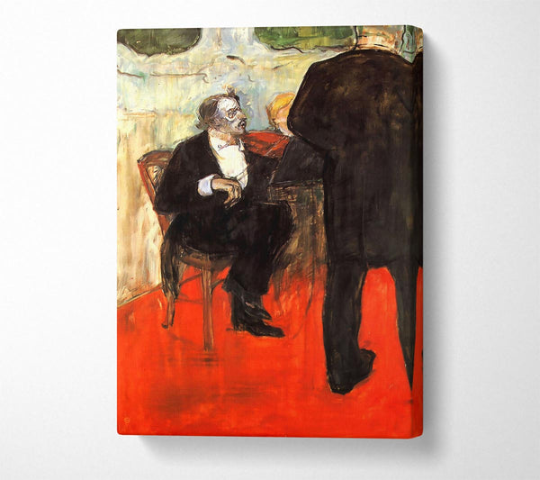  A Canvas Print of Toulouse Lautrec The Violinist Dancla Canvas Wall Art