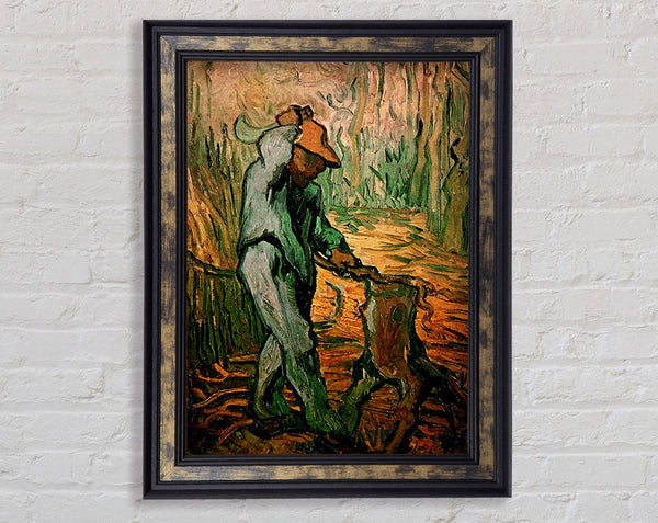 Van Gogh The Woodcutter After Millet Framed Print