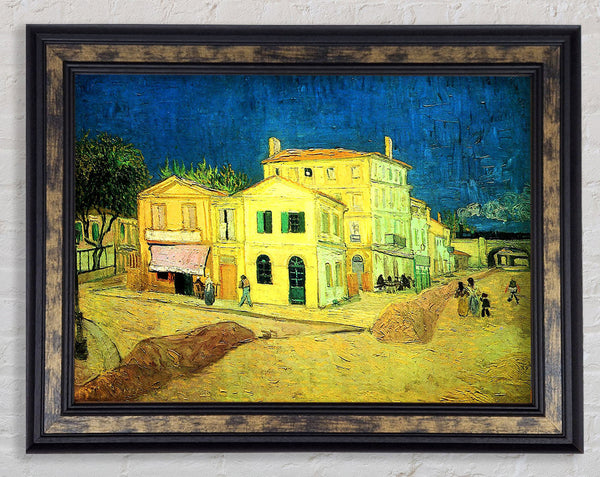 Van Gogh The Yellow House Vincents House Framed Print