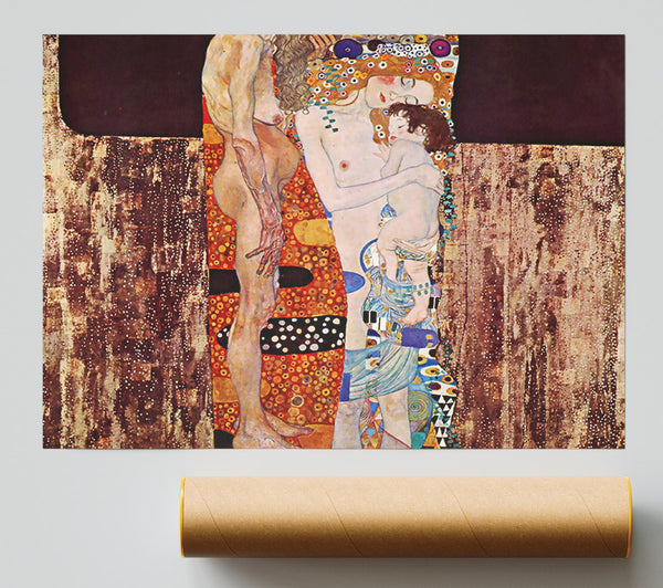 Klimt Three Ages Of A Woman Print