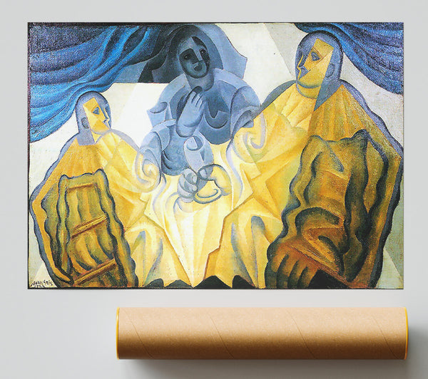 Juan Gris Three Masks Giclee Print