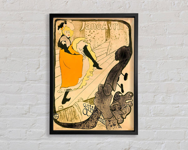 Toulouse Lautrec Jane Avril Framed Print