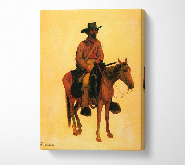  A Canvas Print of Bierstadt Trapper Canvas Print