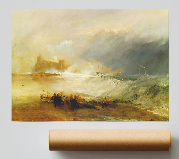 Joseph Mallord Turner Coast Of Northumberland Poster
