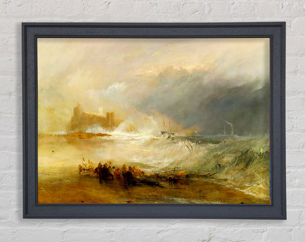 Joseph Mallord Turner Coast Of Northumberland Framed Print