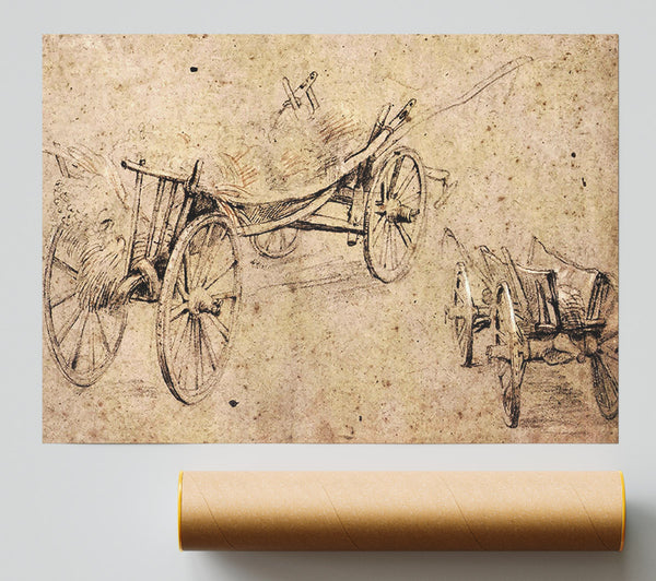 Rubens Two Farm Wagon Print