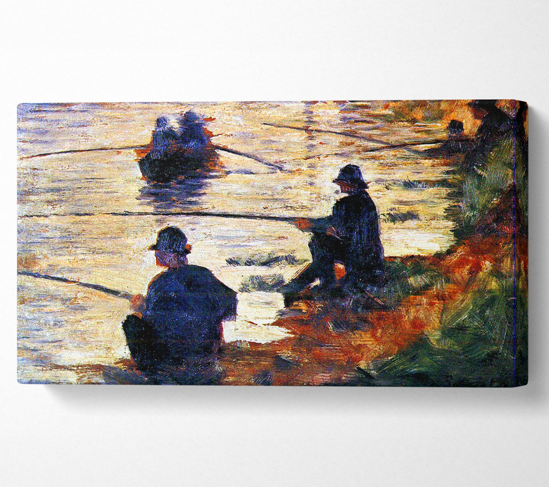  A Canvas Print of Seurat Two Fishermen Canvas Art