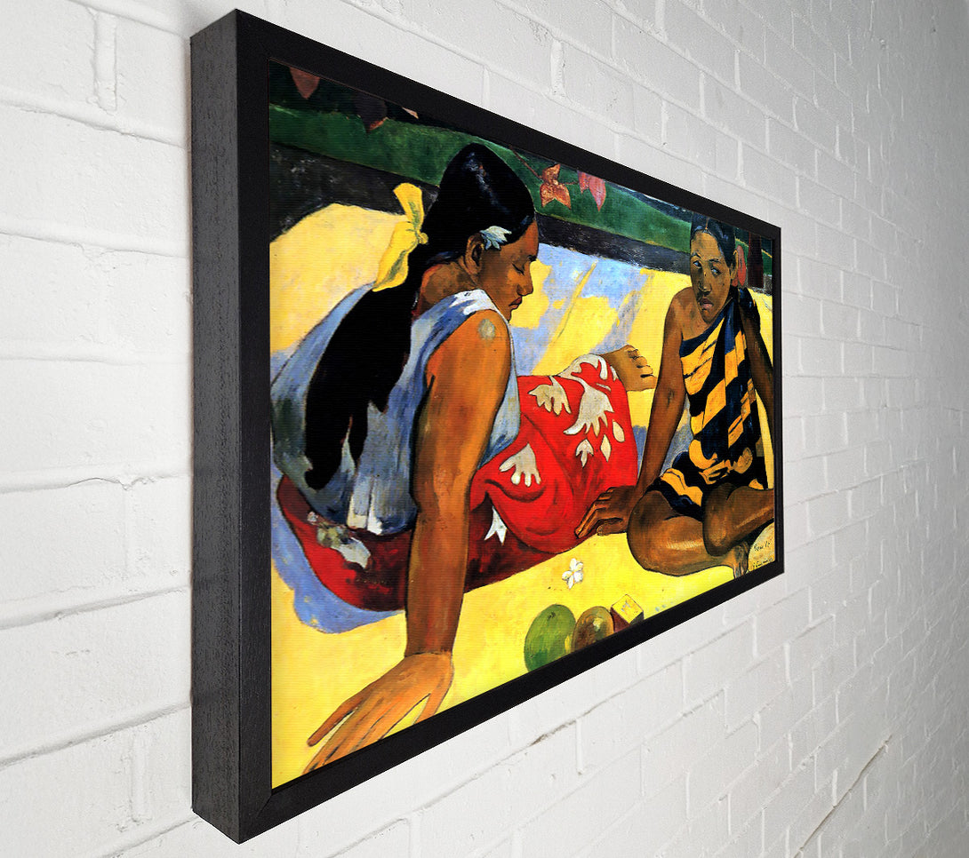  A Canvas Print of Gauguin Two Women From Tahiti Canvas Print