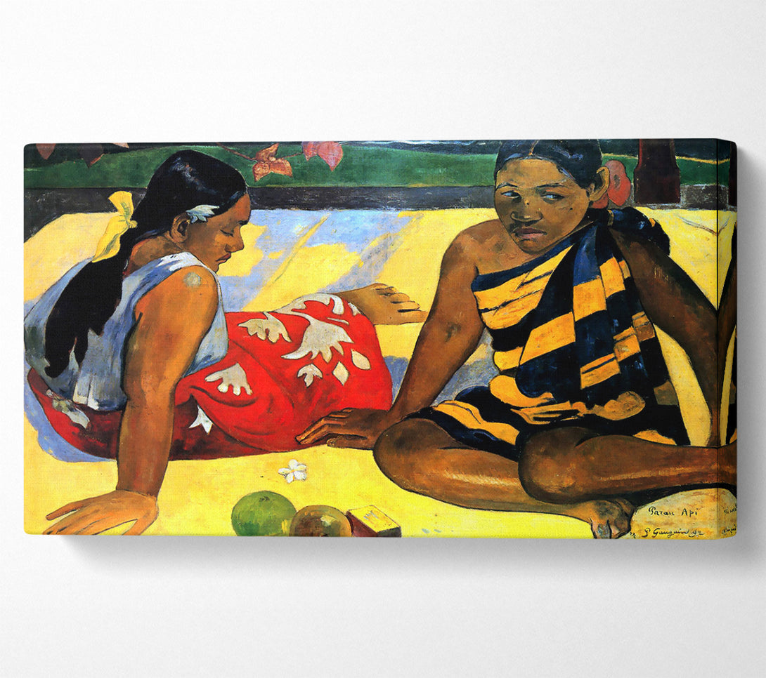  A Canvas Print of Gauguin Two Women From Tahiti Canvas Print