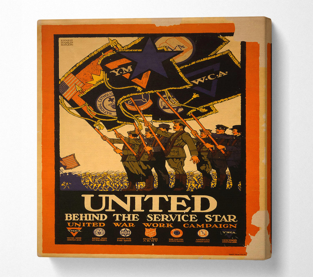 A Canvas Print of United Canvas Wall Art