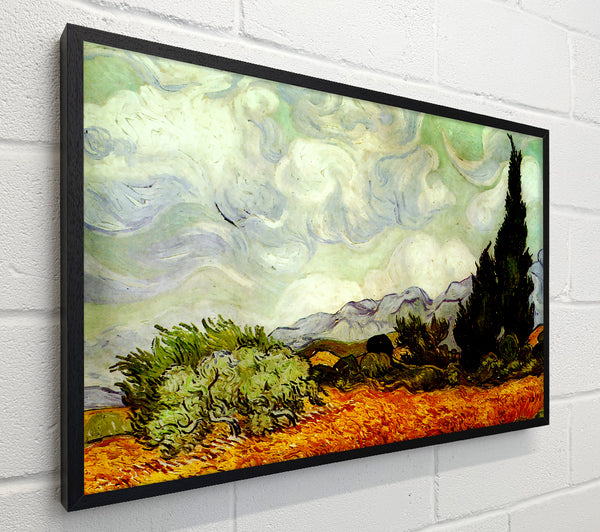 Van Gogh A Wheatfield With Cypresses