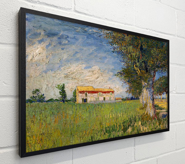 Van Gogh Farmhouse In A Wheat Field