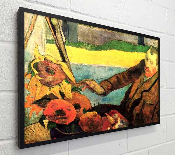 Gauguin Paints Van Gogh Painting Sunflowers