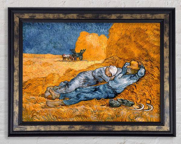 Van Gogh Rest From Work Framed Print