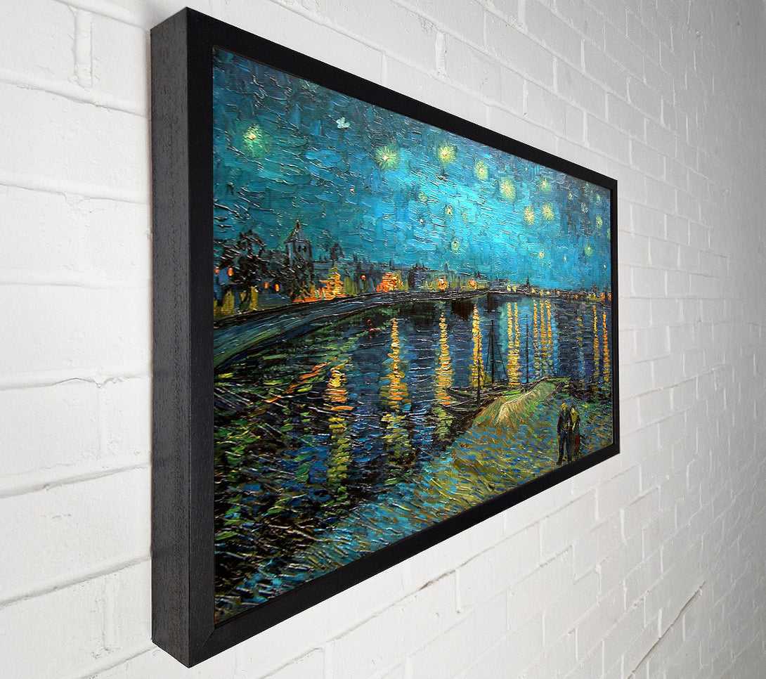  A Canvas Print of Van Gogh Starry Night Over The Rhone Canvas Print