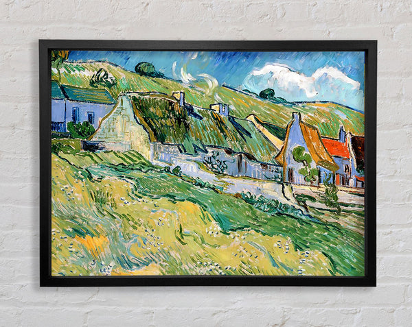 Van Gogh Reetgedeckte Cottages
