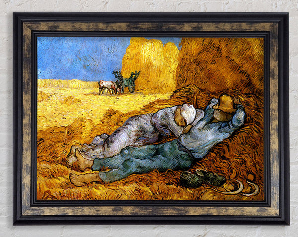 Van Gogh Hay Bail Framed Print